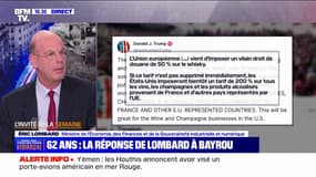 Éric Lombard, ministre de l'Économie: "Les Américains sont en train de se tirer une balle dans le pied avec cette hausse des droits de douane"