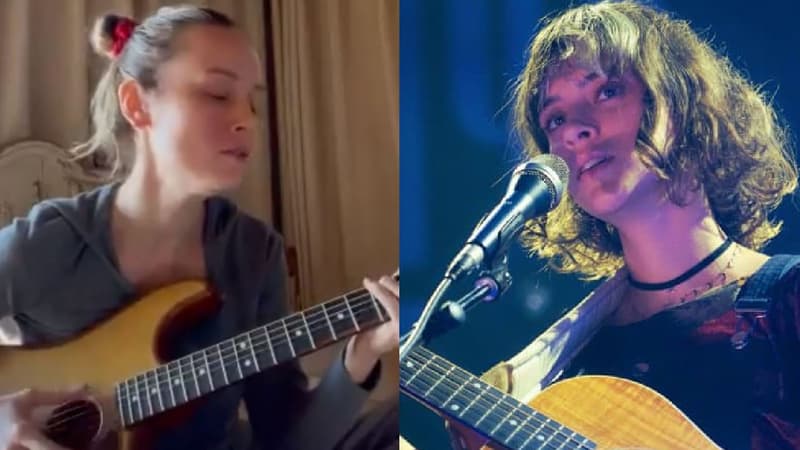 L'actrice américaine Brie Larson a repris un titre de la chanteuse française Pomme.