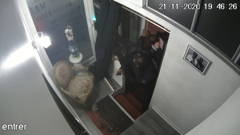 Les images de vidéosurveillance montrant l'interpellation violente