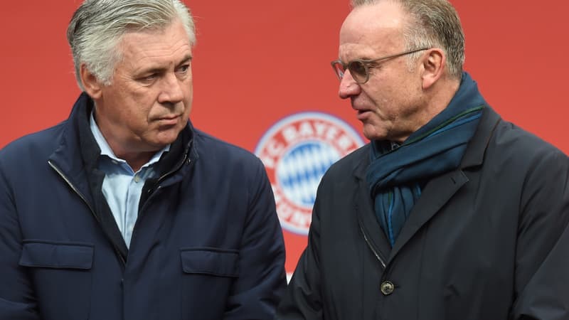 Carlo Ancelotti et Karl-Heinz Rummenigge
