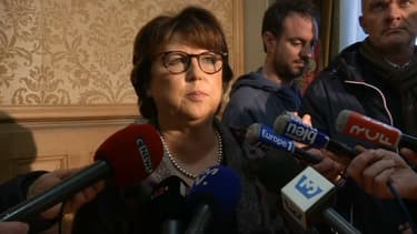 Martine Aubry ce mercredi à Lille.