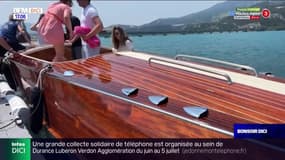 Serre-Ponçon: naviguer sur un bateau en bois