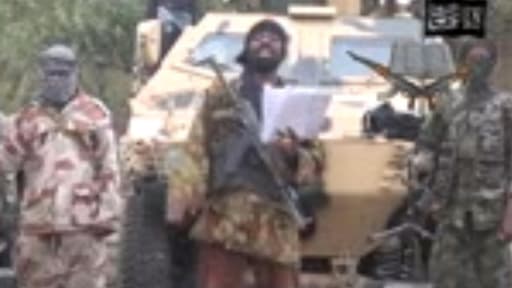 Capture d'écran de la première vidéo de Boko Haram, diffusée il y a sept jours.