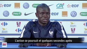 Équipe de France : "C'est particulier", Kanté encore gêné par la vidéo