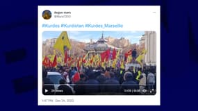 Une manifestation en hommage aux victimes s'est tenue à Marseille.