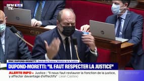 "C'est insupportable": Éric Dupond-Moretti met en garde contre une mise en opposition "dangereuse pour la démocratie" entre la police et la justice