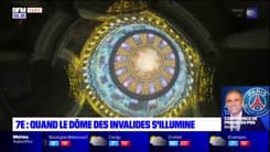 Paris: quand le dôme des Invalides s'illumine