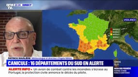 Le météorologue Patrick Marlière alerte sur les "valeurs extrêmes de températures" qui toucheront la France entre dimanche et mardi