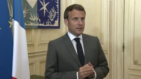 Emmanuel Macron le 23 avril 2020