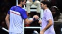 Marin Cilic et Roger Federer