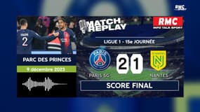PSG 2-1 Nantes: Paris assure l'essentiel, le goal replay RMC 