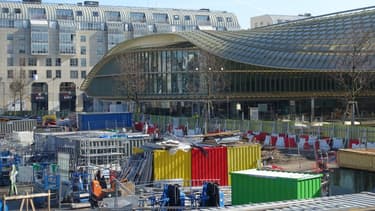 Les travaux du forum des Halles doivent durer jusqu'en 2018