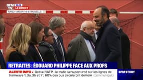 Edouard Philippe est arrivé à Nancy où il doit participer à un débat face à des enseignants