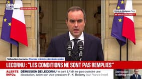 Renoncement au 49.3: pour Sébastien Lecornu, certaines "formations politiques ont fait mine de ne pas voir la rupture profonde"