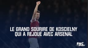 Ligue Europa - Le grand sourire de Koscielny qui a enfin rejoué avec Arsenal