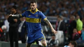 Dario Benedetto avec Boca Juniors face au Racing, le 15 août 2022.