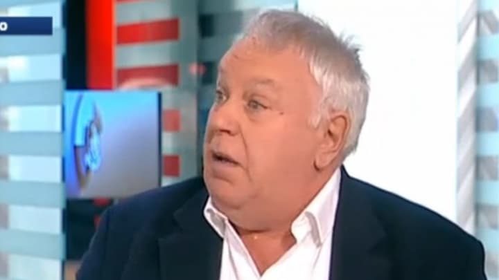 Gérard Filoche, sur le plateau de LCI