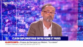 Propos de Gérald Darmanin sur Giorgia Meloni: "C'est l'hôpital qui se fout de la charité" pour Robert Ménard (maire de Béziers)