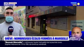 Grève: de nombreuses écoles fermées à Marseille