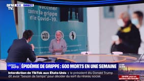 Grippe: "La vaccination n'est pas à la hauteur et" L'épidémie "n'était pas suffisamment anticipé"estime Frédéric Lapostolle (professeur de médecine d'urgence)