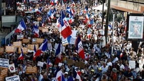 Manifestation contre le pass sanitaire et l'obligation vaccinale pour certaines professions, le 14 août 2021 à Paris