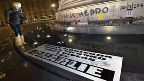 La place de la République est devenue le lieu de rassemblement après les attentats de Paris en janvier dernier.