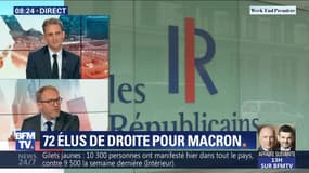 72 élus de droite pour Macron