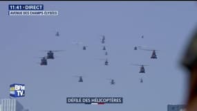 14-Juillet: revivez le défilé des hélicoptères