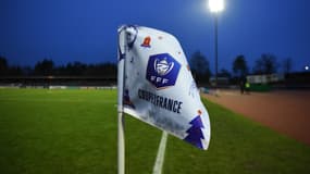 Un drapeau de la Coupe de France en décembre 2024