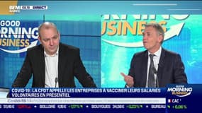 Laurent Berger (Secrétaire général de la CFDT): Les salariés "en présentiel doivent accéder (prioritairement) à la vaccination"