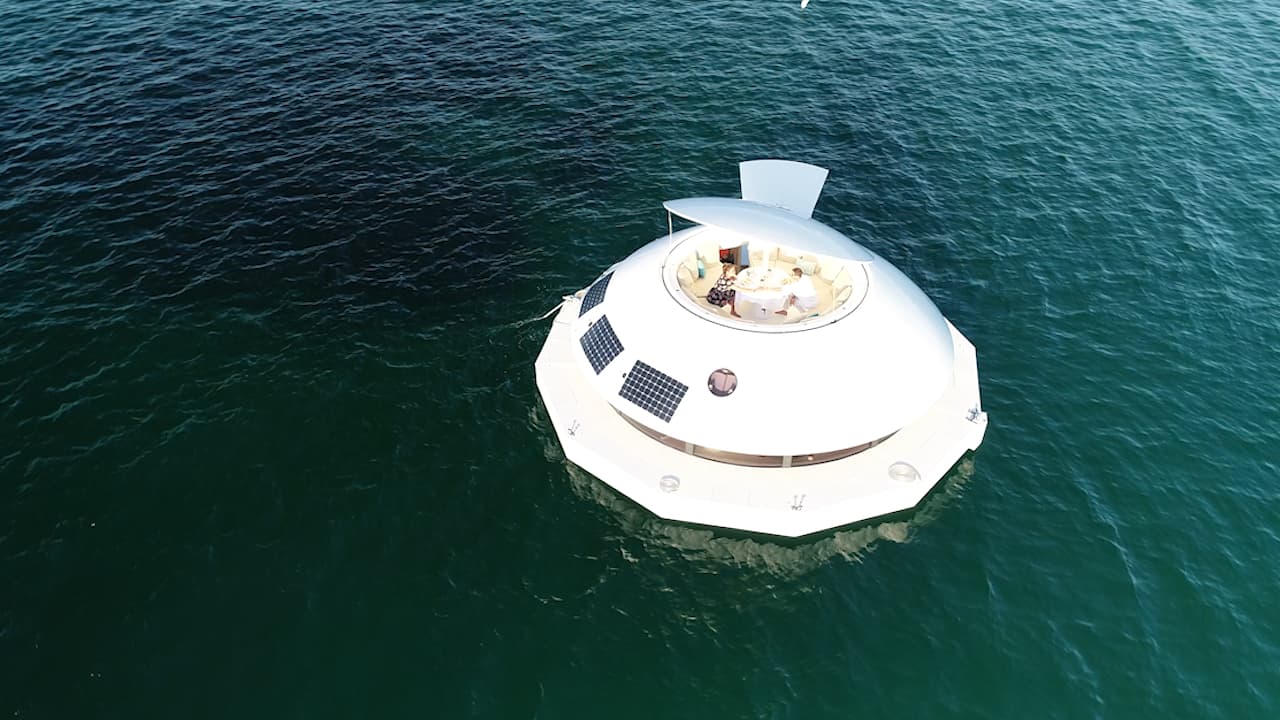 Vue aérienne de la capsule Anthénea Vue aérienne de la capsule Anthénea