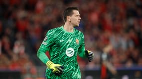 Le gardien du Barça Wojciech Szczesny lors du huitième de finale aller de Ligue des champions, 5 mars 2025