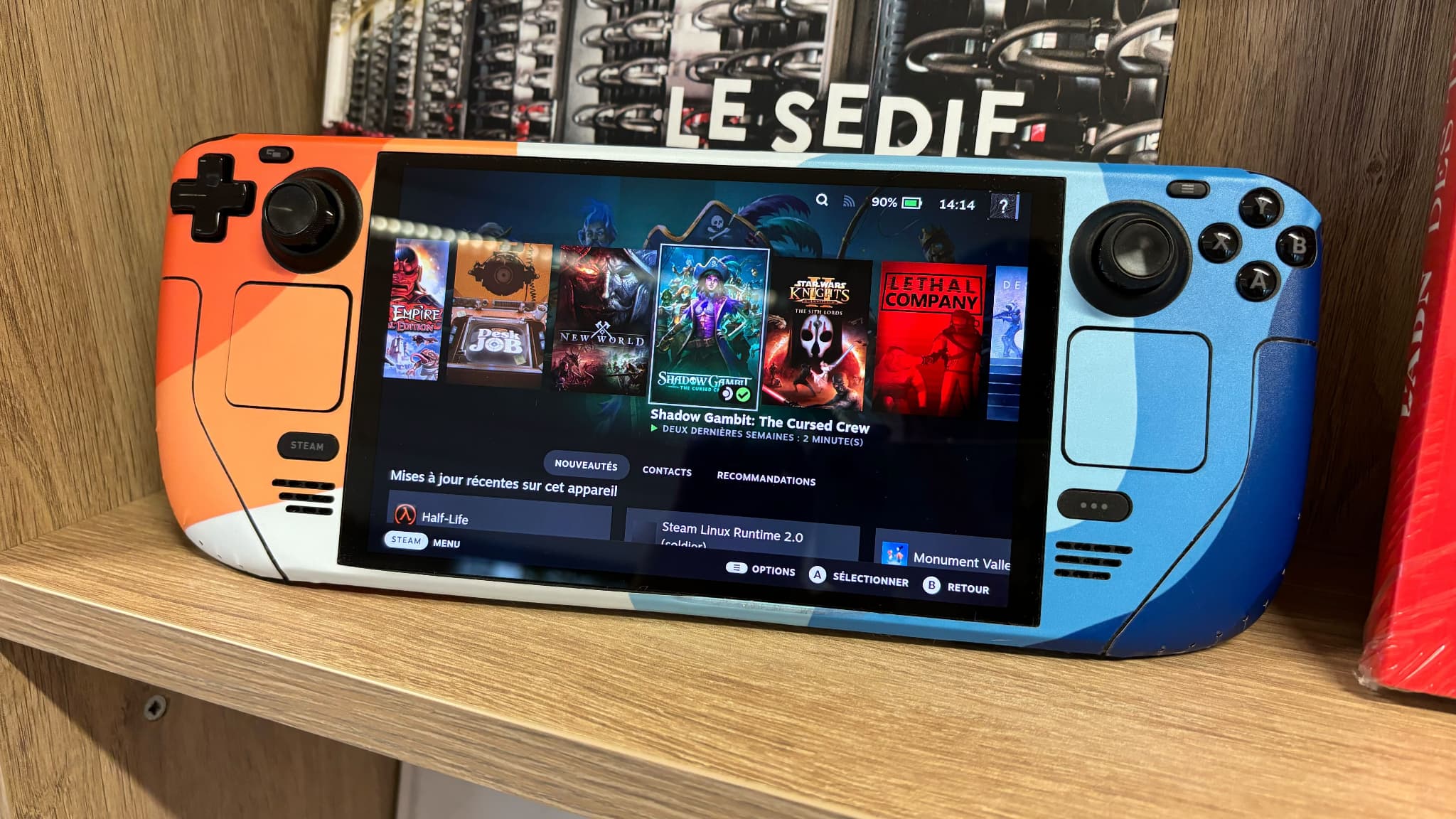 Avec son écran OLED, le Steam Deck offre des couleurs éclatantes
