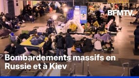 Guerre en Ukraine: nouvelle nuit d'attaques massives sur Kiev et en Russie