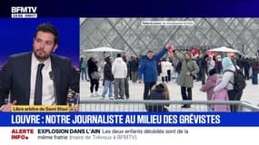 Louvre : notre journaliste au milieu des grévistes - 15/12