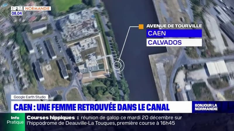 Caen: le corps d'une femme retrouvé dans le canal, la piste accidentelle privilégiée