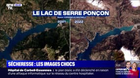 Sécheresse: des images satellites très impressionnantes montrent l'ampleur des dégâts