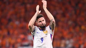 Olivier Giroud lors du match de l'Euro 2024 France-Allemagne le 21 juin 2024