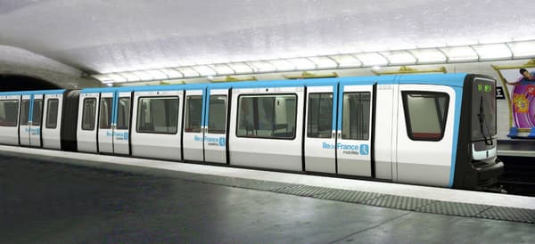 Comme ici sur la ligne 11, toutes les lignes de métro vont passer au bleu. Comme ici sur la ligne 11, toutes les lignes de métro vont passer au bleu.