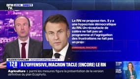  À l'offensive, Macron tacle (encore) le RN - 27/04
