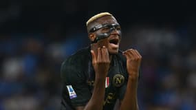 Victor Osimhen sous le maillot du Napoli