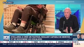 StellaRea a créé un fauteuil roulant capable de monter et de descendre un escalier, Hervé Le Saux – 09/10