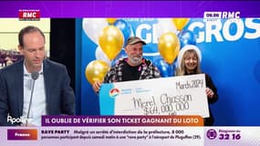 On n'a pas osé vous en parler : Il oublie de vérifier son ticket gagnant au loto - 01/04