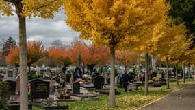 Cimetière de Strasbourg le 30 octobre 2020