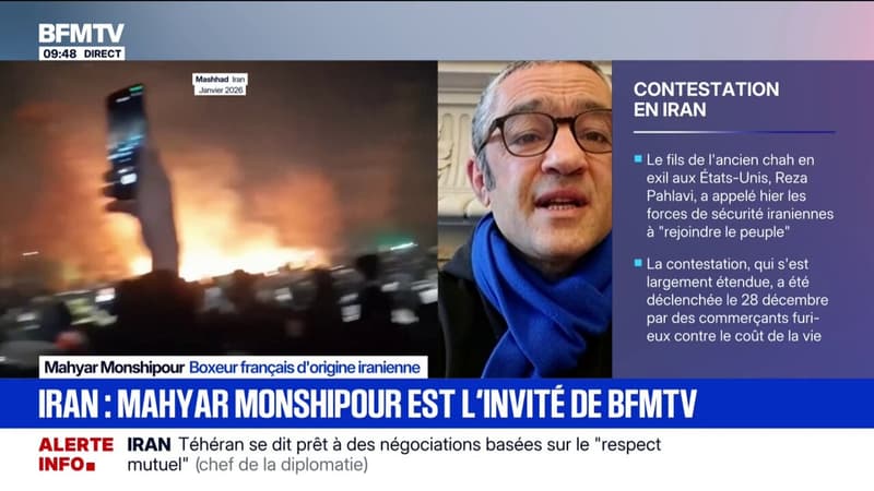Mahyar Monshipour, boxeur français d'origine iranienne: "La majorité des Iraniens (...) ne veut plus des mollahs"