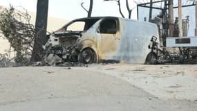 Le camping des flots bleus dévasté par les flammes, le 19 juillet 2022 