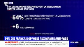 54% des Français affirment désapprouver la mobilisation contre le pass sanitaire