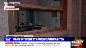 Violences à Lyon: le commissariat du 4ème arrondissement pris pour cible