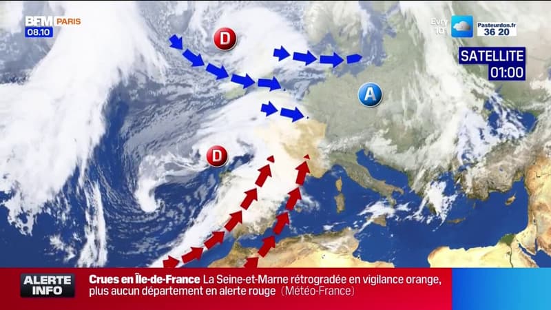 Météo Paris Île-de-France: quelques précipitations ce samedi, jusqu'à 16°C à Fontainebleau (1/1)