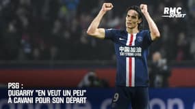 PSG : Dugarry "en veut un peu" à Cavani pour son départ